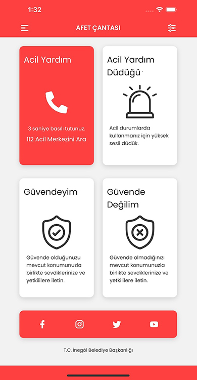 Afet Çantası - Afet Bilgi ve Yönetim Uygulaması