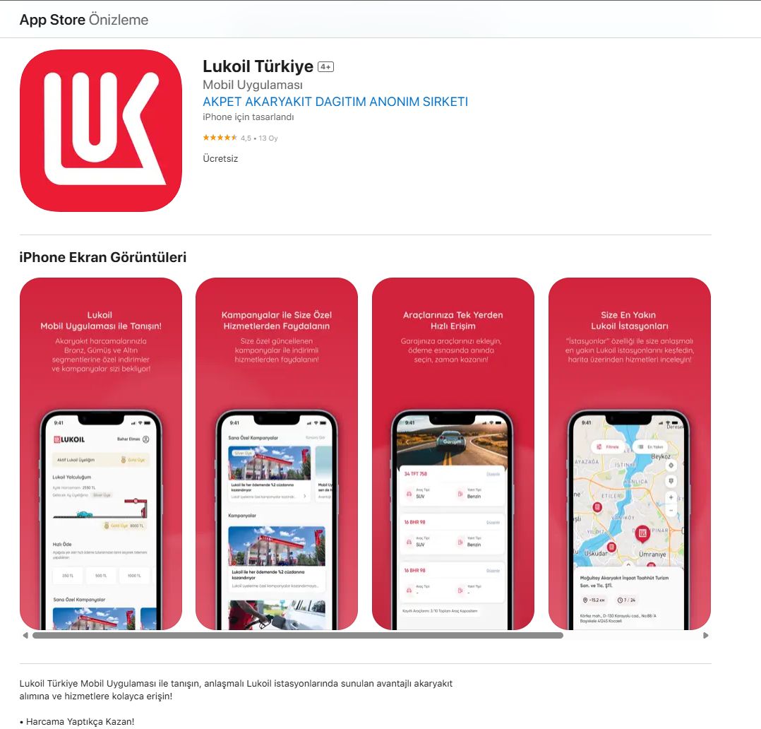 Lukoil Türkiye Loyalty Program
