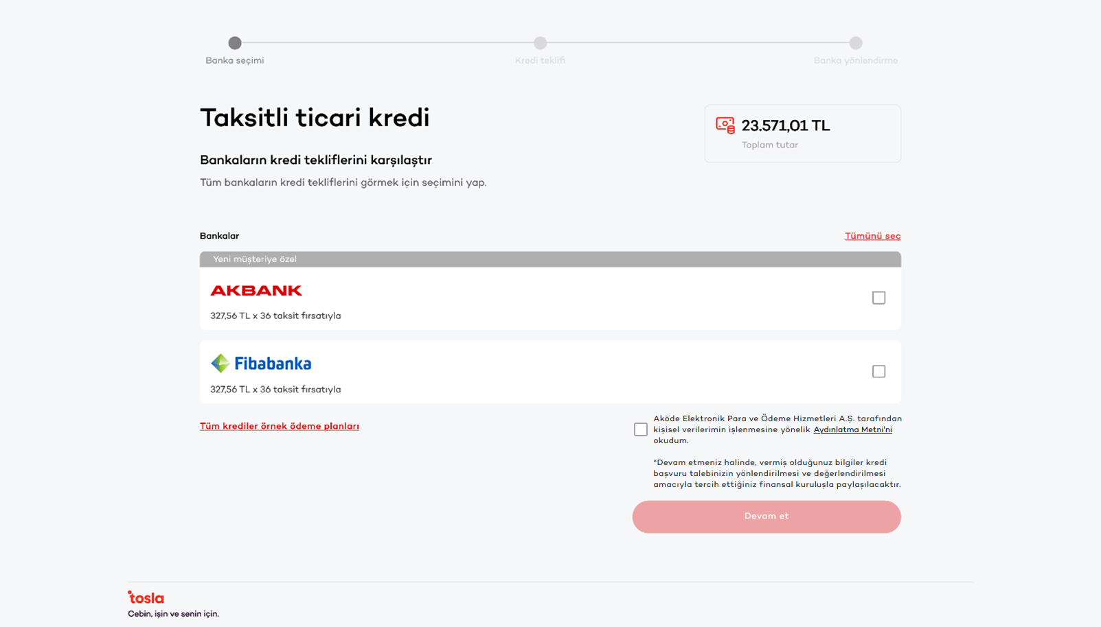 Taksitli Ticari Kredi Ödeme Geçidi Projesi