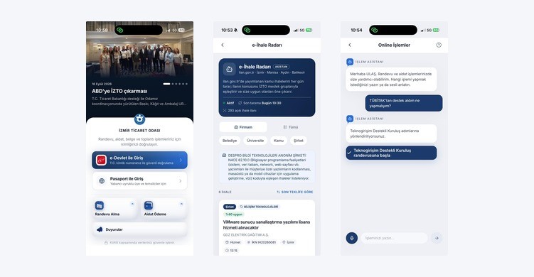 İZTO Akıllı Mobil Oda Uygulaması – Yapay Zekâ Destekli Yeni Nesil Üye Hizmetleri