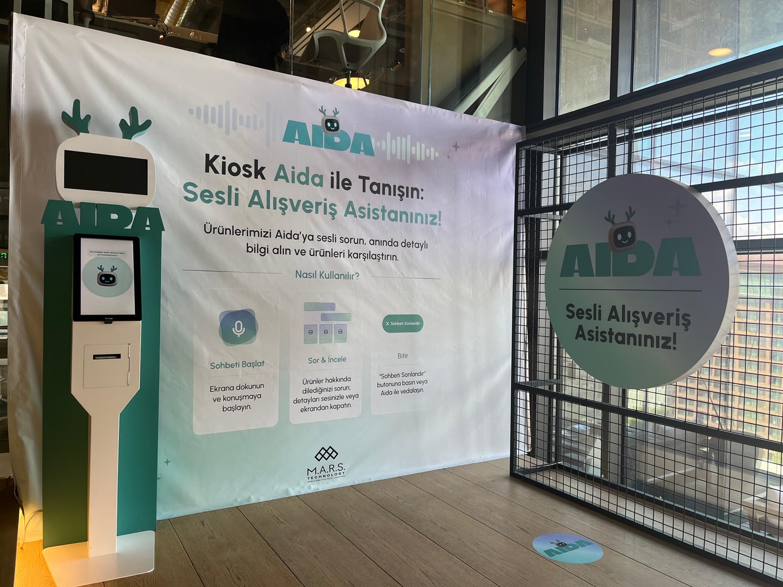 Orko & Aida AI Destekli Kiosk Sesli Alışveriş Asistanı